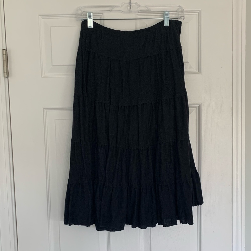 Black Peasant Skirt